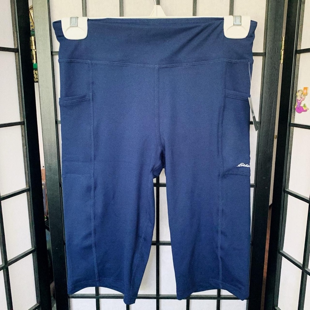 Eddie Bauer Navy Blue Bike Shorts